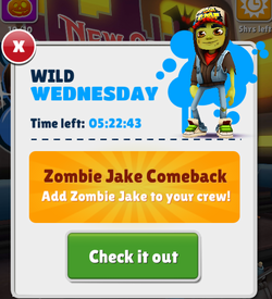 Zombie Jake, Subway Surfers Wiki BR