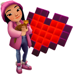 Subway Surfers Zurich 2019: Unlocked Pixel Heart Board (Bug?) 