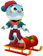 Snowy surfing on Jingles