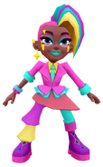 Berta with Jay's pose