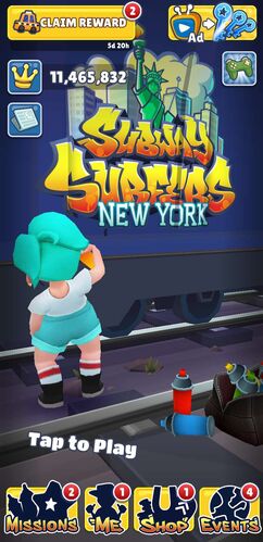 🗽 Subway Surfers New York (New Year 2013) 🚕 