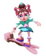 Ribbon surfing on Sakura