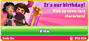 Birthday Sale 2016 16/05/2020