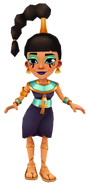 Jasmine in her Ankh Outfit with Jenny's pose