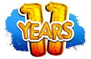 11 Years 2023 Logo #1