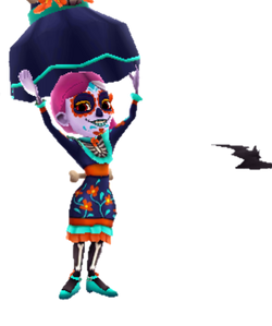 Subway Surfers - #ShopUpdate Team up with this bone-chilling crew. 💀 Dash  through Mexico with Eddy, Scarlett, Scarlett's Catrina outfit, and Manny,  as well as Manny's Mariachi outfit! The Halloween Crew is