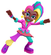 Berta with Nick's pose
