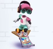 Frutti surfing on Finish Line