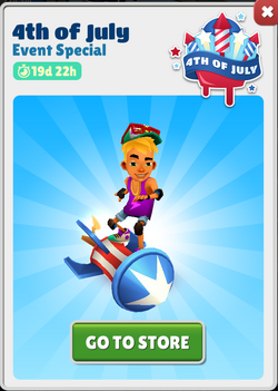 Subway Surfers - Celebrate the 4th of July with Lauren in her
