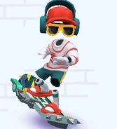 Tutti surfing on Principal’s Nightmare