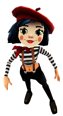 Subway Surfers Coco the French Mime, games, subway surfers, png