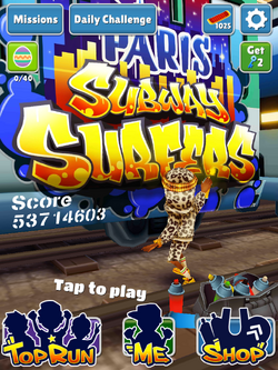 Subway surfer paris 2016