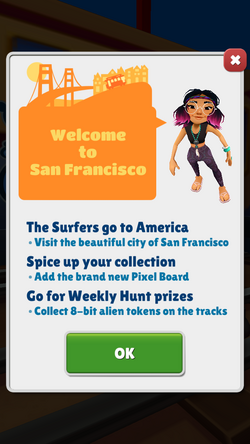 Subway Surfers World Tour: San Francisco 2019, Subway Surfers Wiki