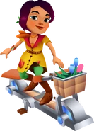 Jolien in her Spring Outfit on Pedal