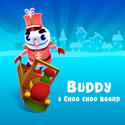 Subway Surfers Buddy the Snowman, jogos, subway surfers, png