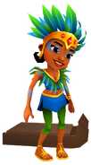 Carmen with Clementine's pose