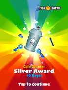 Coin Counter - Silver Award