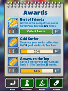 Collecting the Gold "Best of Friends" Award