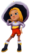 Freya in her Winter Magic Outfit with Ji-Yeong's pose