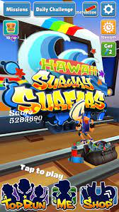 Subway Surfers Updated With Hawaii Themed Content In Windows Phone Store -  MSPoweruser