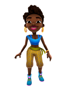 zuri🧕🏿  Subway surfers, Surfer, Character design references