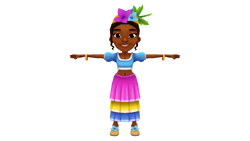 THIS AFRO-CUBAN GIRL IS A SUBWAY SURFERS MECHANIC WITH A TOOL BELT  FEATURING 'RAMONA