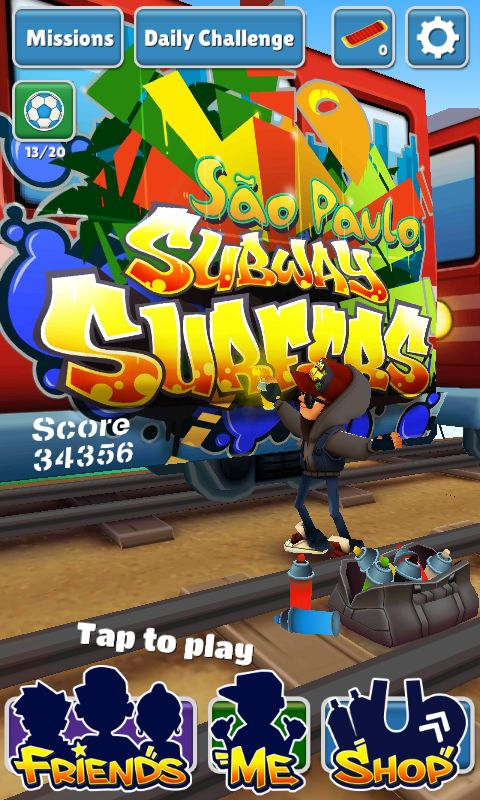 Subway Surfers São Paulo em Jogos na Internet