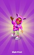 Getting a Top Run with Kaleo in his Kiss Kiss Outfit