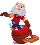 Dynamike surfing on a Diamond Barrel trapped in Motor Mania