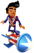 Rexshowoutfitsurfingon4thofjuly.png (405 KB) Rex in his Show Outfit surfing on 4th of July