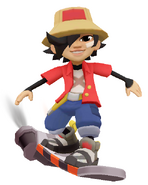 Saru surfing a Trespasser