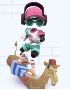 Frutti surfing on Camel