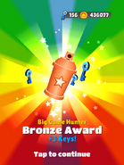 Big Game Hunter - Bronze Award