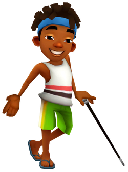 Curiosidade: Existe um personagem de Subway Surfers que representa a cidade  de São Paulo chamado Edison, esse personagem usa uma camisa do Tricolor  Paulista : r/futebol