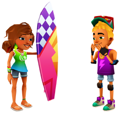 User blog:Caitlin Reece Alex Francisco/Aina and Zuri, Subway Surfers Wiki