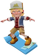 Logan on Pathfinder with Hamza's Happy Hour Bundle pose