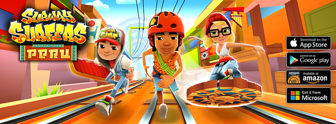 Subway Surfers Peru: Unlocking Jake's Dark Outfit and Gameplay HD 