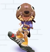 Lily surfing on Shin Supreme