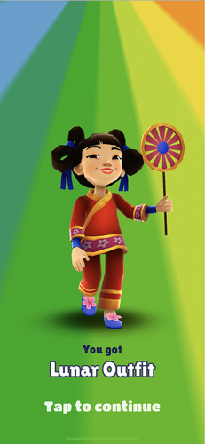 SUBWAY SURFERS BEIJING 2020 : RIN LUNAR OUTFIT 