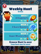 Completing the Weekly Hunt