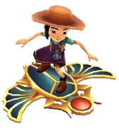 Liu on Scarab flying.