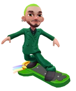 J Balvin surfing on Shamrock Shebang