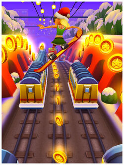 Subway Surfers Freestyler Double Jump and Super Jump! 