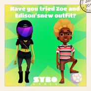 Have you met Zoe and Edison's new outfit?