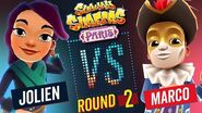 Subway Surfers Versus Jolien VS Marco Paris - Round 2 SYBO TV