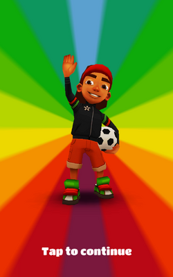 SUBWAY SURFERS ROBERTO FAN TRAJE #SHORTS