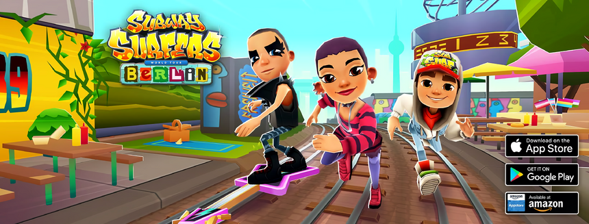 Subway Surfers - BERLIN  Subway surfers, Surfer, Subway