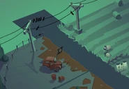 Haunted Hood concept art by Mathilde Garreau