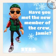 Have you met the new member of the crew, Jamie?