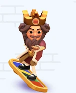 The Burger King surfing on Sporty Summer